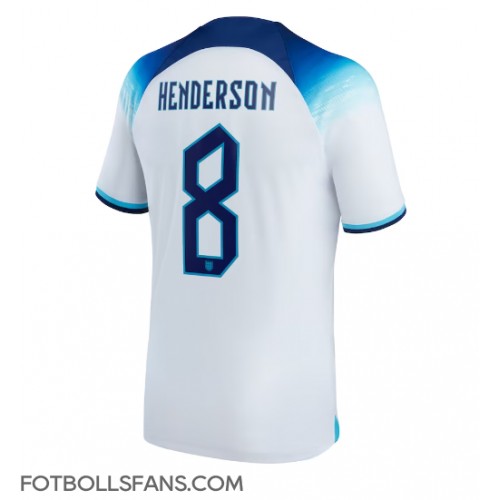 England Jordan Henderson #8 Replika Hemmatröja VM 2022 Kortärmad